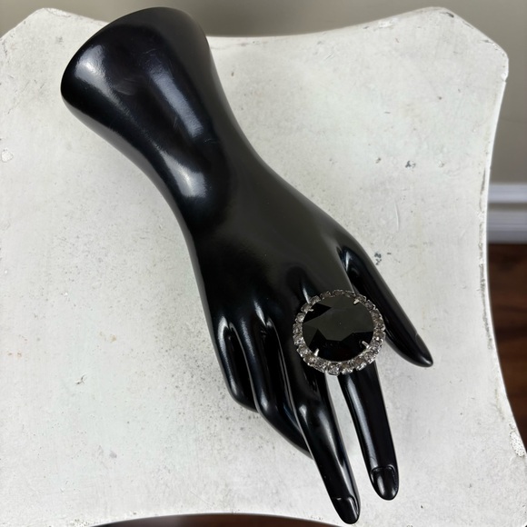 Black Statement Ring - Picture 4 of 6